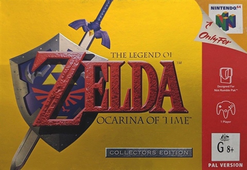 Legend of Zelda: Ocarina of Time (Gold Cart) (AUS), w/o Manual